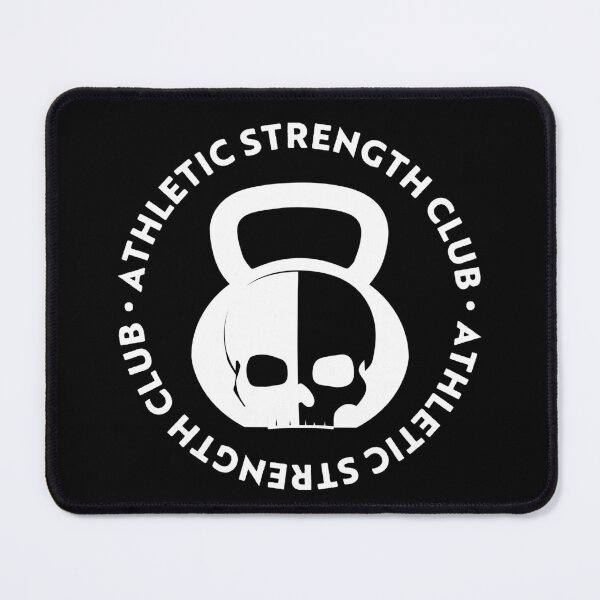 Item preview, Athletic Strength Club White Circular Logo designed and sold by rbadstein.