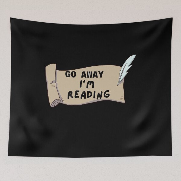 Item preview, Go Away I'm Reading | Bookworm's Retreat designed and sold by TshirtWing.