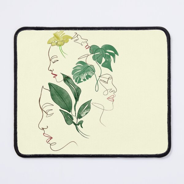 Item preview, Harmony in Nature: Serene Faces and Blossoming Connections designed and sold by FoxLounge.