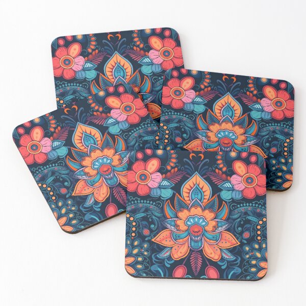 Item preview, A colorful henna pattern designed and sold by TogetherDshop.