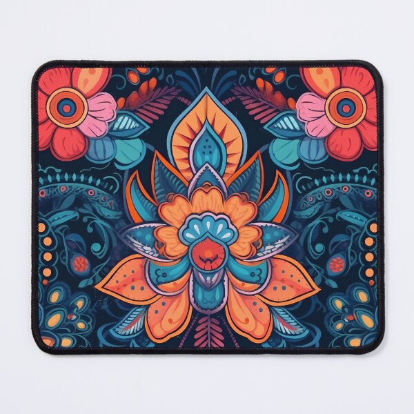 Item preview, A colorful henna pattern designed and sold by TogetherDshop.