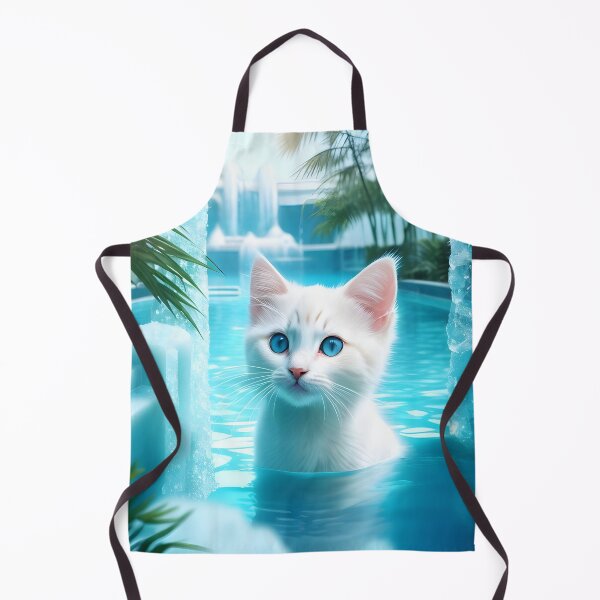 Item preview, Kitten Splashy with pool, bamboo and ice designed and sold by YuniaMiyu.