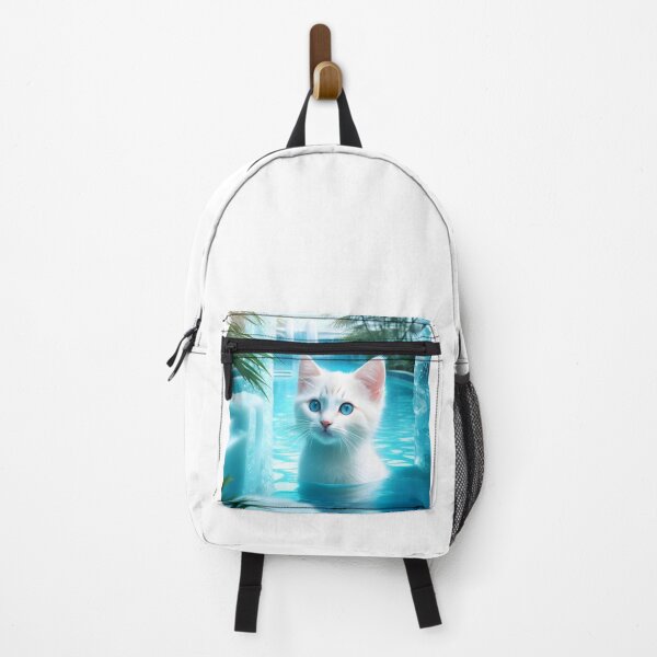 Item preview, Kitten Splashy with pool, bamboo and ice designed and sold by YuniaMiyu.