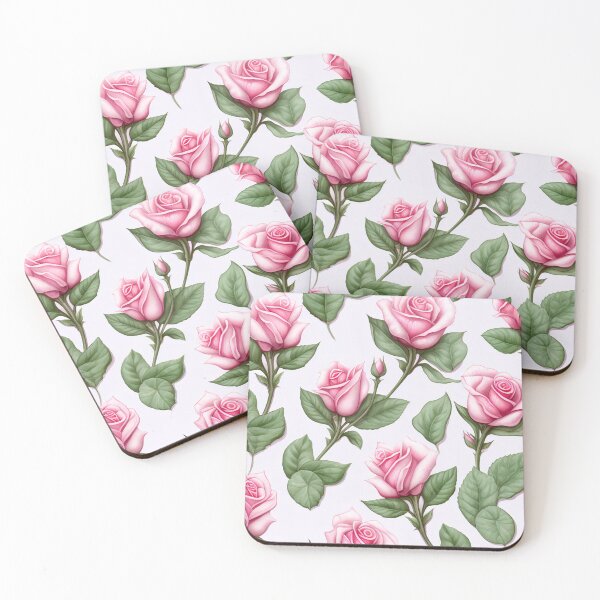 Item preview, Many small pink roses designed and sold by TogetherDshop.