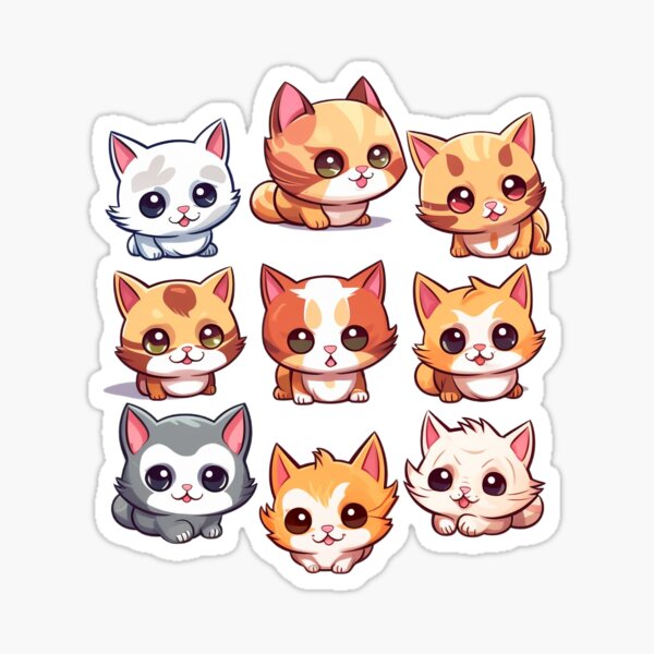 The Cat Family Sticker