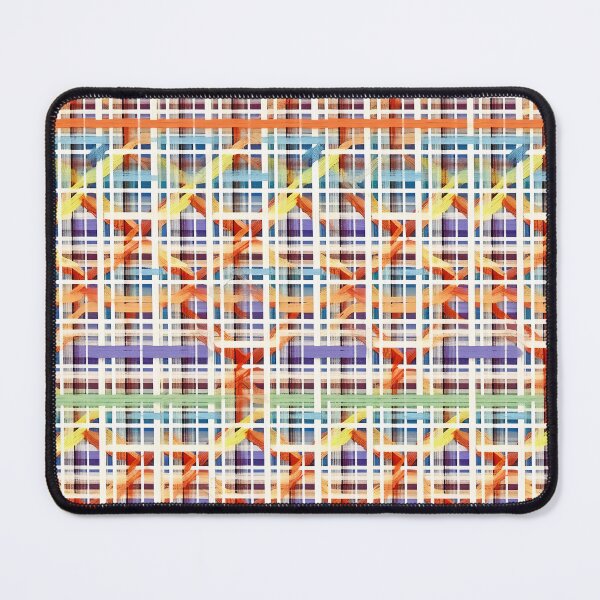 Item preview, A colorful plaid pattern designed and sold by TogetherDshop.