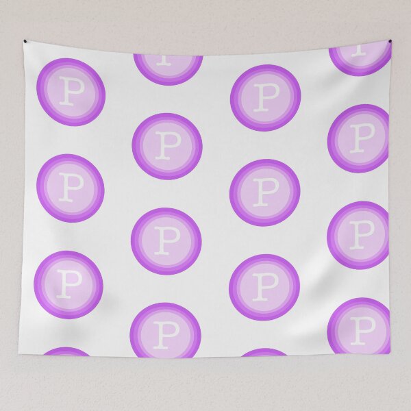 Item preview, purple letter P designed and sold by madebymaddy.