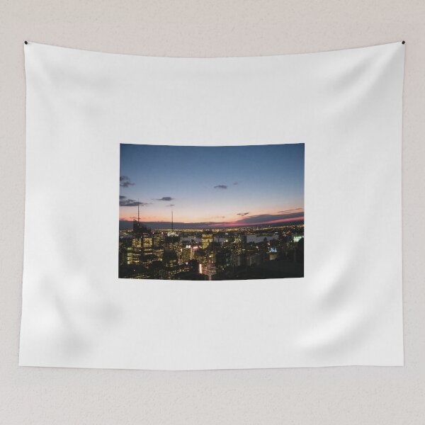 Item preview, Manhattan Sunset, Aerial View, New York City designed and sold by lenspiro.