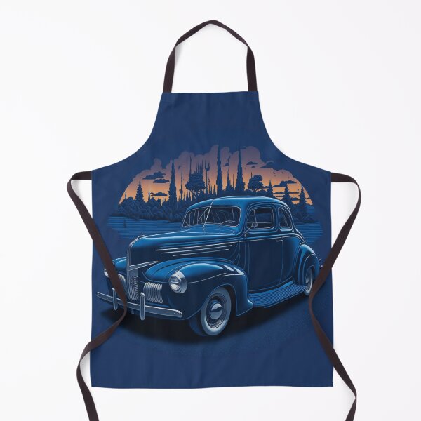 Aperçu de l'œuvre Voiture classique des États-Unis des années 40 créée et vendue par ArtCraftLab.