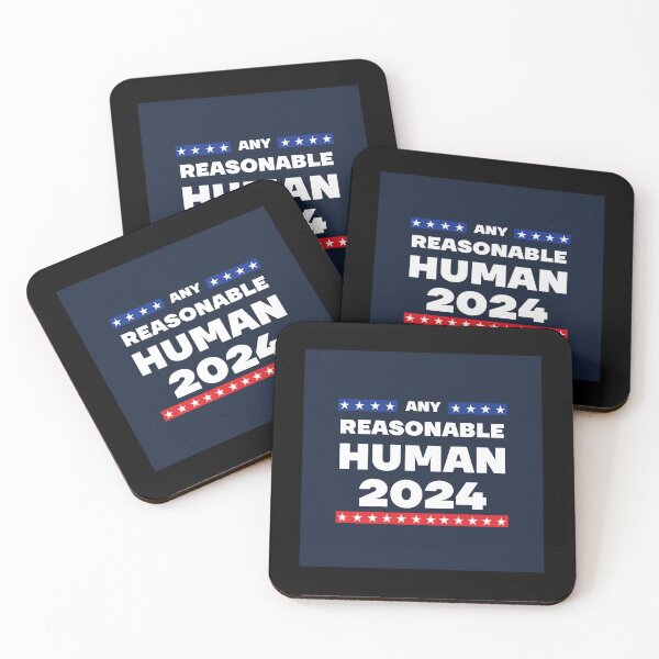 Item preview, Any Reasonable Human for President 2024 designed and sold by greentea713.