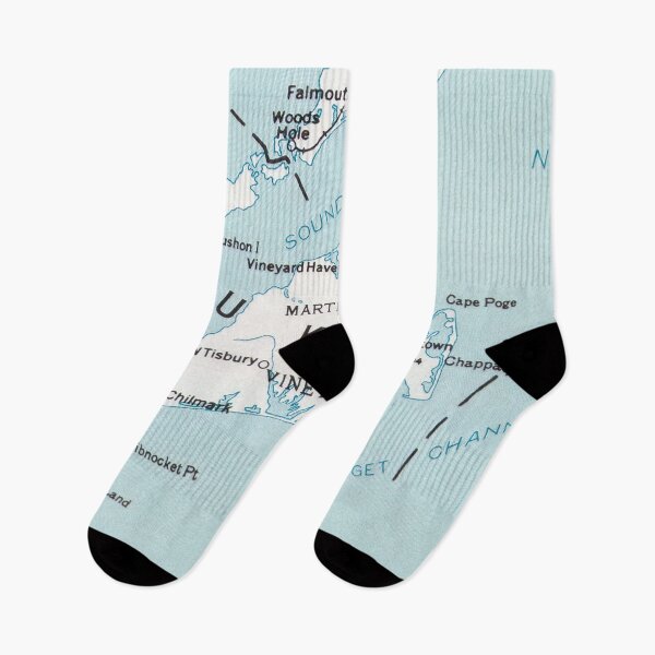 Item preview, Marthas Vineyard Map (1988) designed and sold by BravuraMedia.