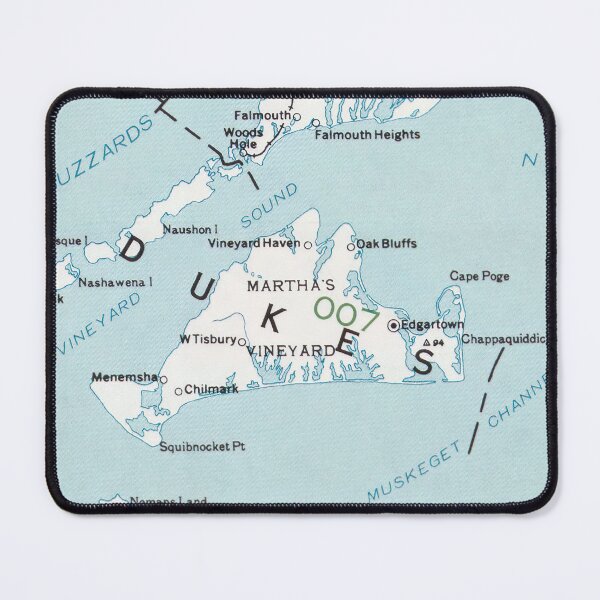 Item preview, Marthas Vineyard Map (1988) designed and sold by BravuraMedia.