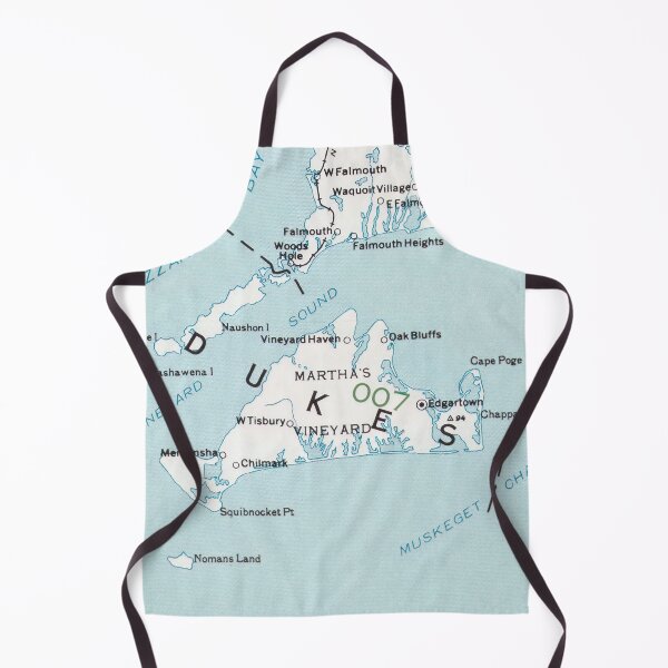 Item preview, Marthas Vineyard Map (1988) designed and sold by BravuraMedia.