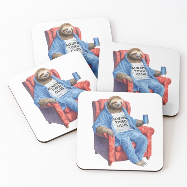 Item preview, Always Tired Club designed and sold by MajesticBeasts.