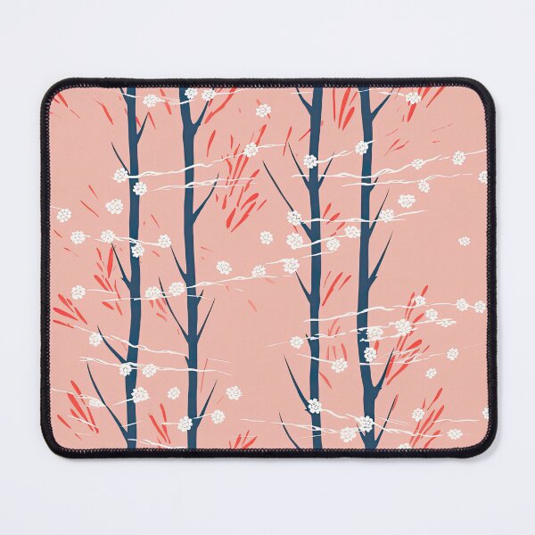 Item preview, Serene Bamboo And Cherry Blossoms Minimalistic Japanese Pattern designed and sold by Wonder Of Light.