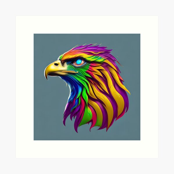 Rainbow Eagle Art Prints for Sale | Redbubble