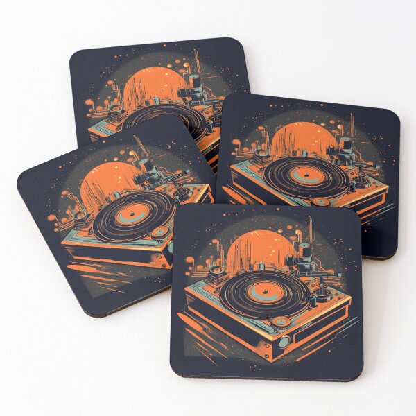 Item preview, VINTAGE TURNTABLE MUSIC designed and sold by Anki-ConceptArt.