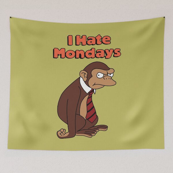 Item preview, I Hate Mondays designed and sold by REALsaintpetty.