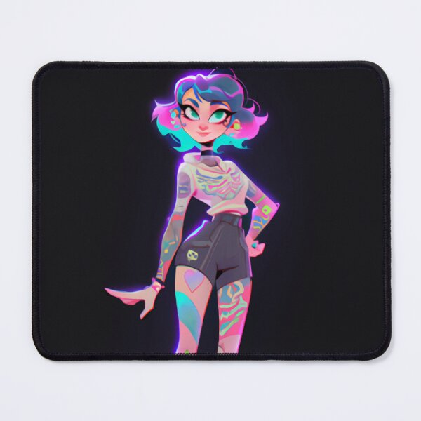 Item preview, Neon Kawaii Punk Girlie designed and sold by BoudiccaLondon.