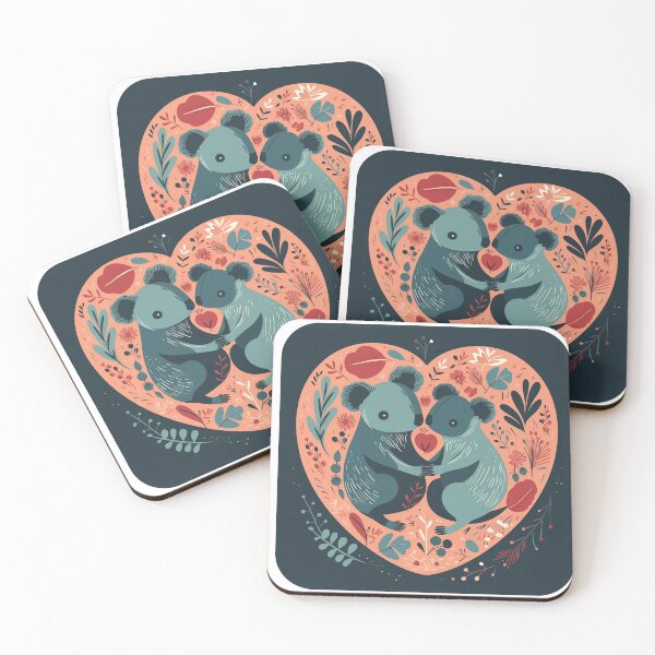 Item preview, I Love Australia - Adorable Kangaroo and Koala Design designed and sold by Chibi Chic.