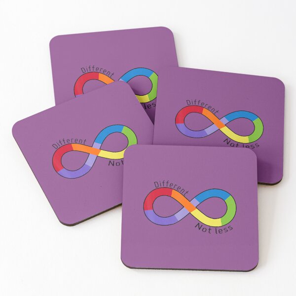 Item preview, Different Not Less Infinity Neurodiversity Autism Awareness 	 designed and sold by jdxlzisvxb88.