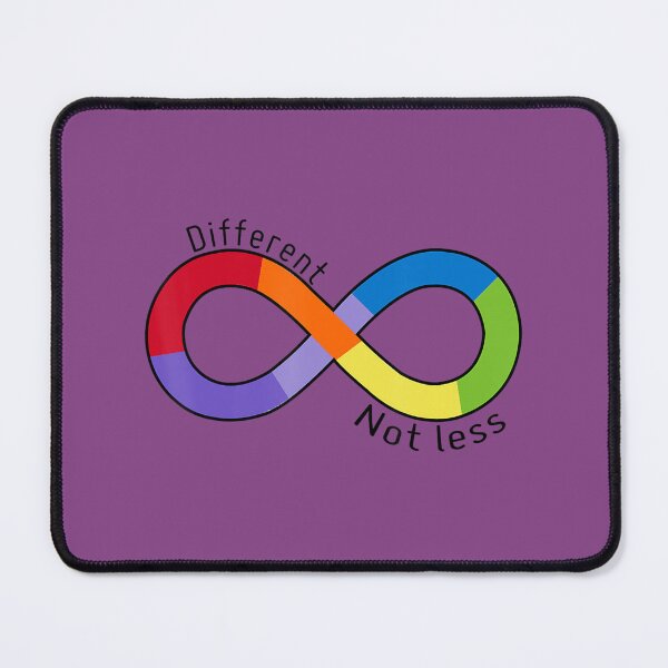 Item preview, Different Not Less Infinity Neurodiversity Autism Awareness designed and sold by jdxlzisvxb88.