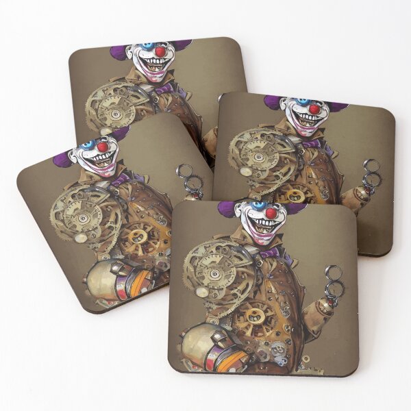 Item preview, Steampunk evil clown abstract  designed and sold by LordEngy.