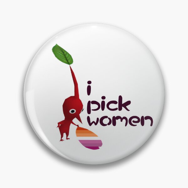 Item preview, I Pick Women Pikmin designed and sold by funkokirby.