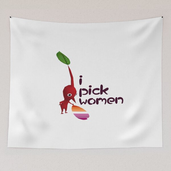 Item preview, I Pick Women Pikmin designed and sold by funkokirby.