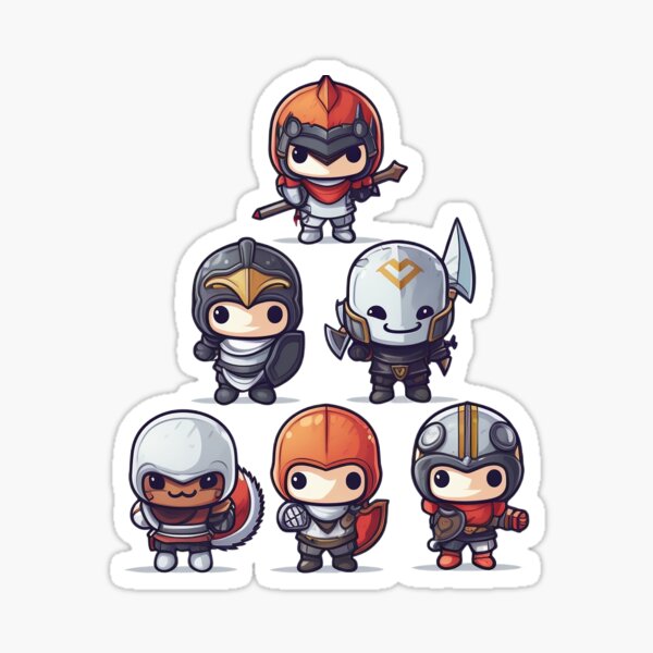 It's a Knight Pyramid Sticker