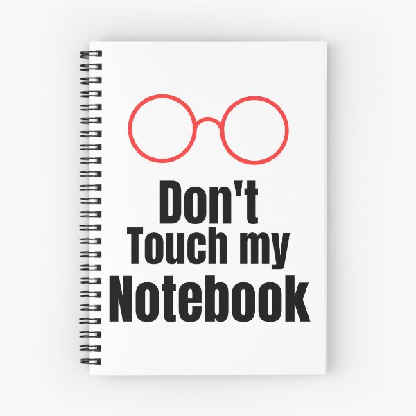 Item preview, Don't touch my notebook designed and sold by Asmaalss.