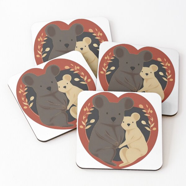 Item preview, I Love Australia - Adorable Kangaroo and Koala Design designed and sold by Chibi Chic.