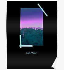 Off white style print Poster