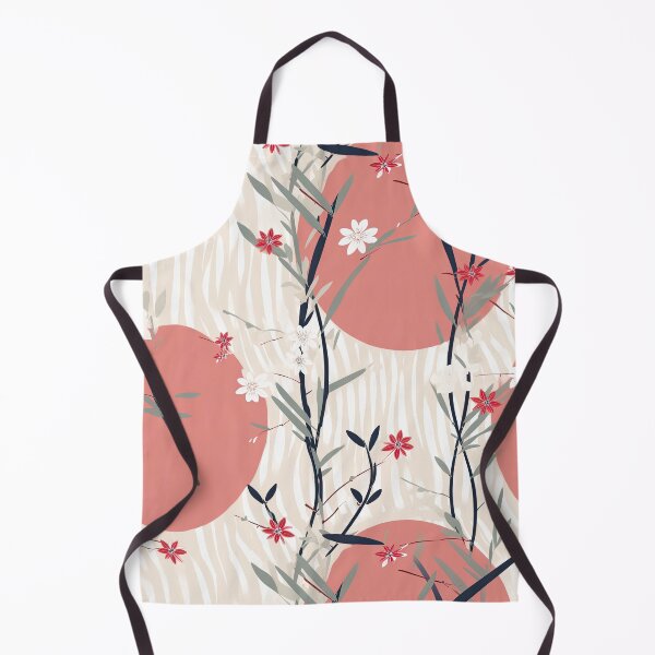 Item preview, Serene Bamboo And Cherry Blossoms Minimalistic Japanese Pattern designed and sold by Wonder Of Light.