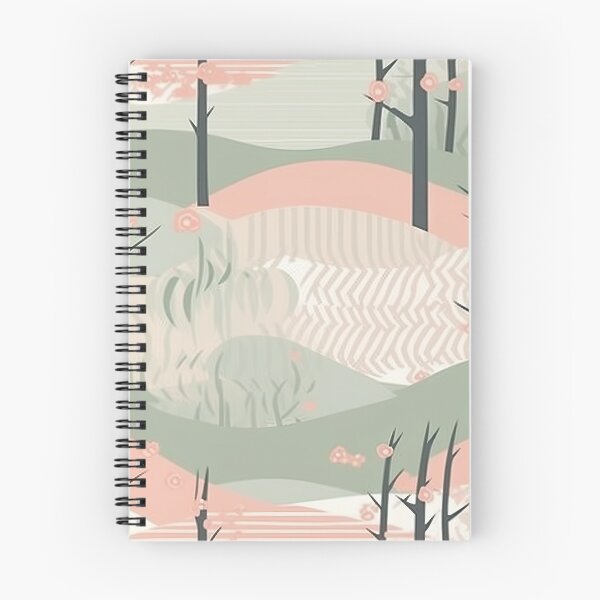 Item preview, Serene Bamboo And Cherry Blossoms Minimalistic Japanese Pattern designed and sold by Wonder Of Light.
