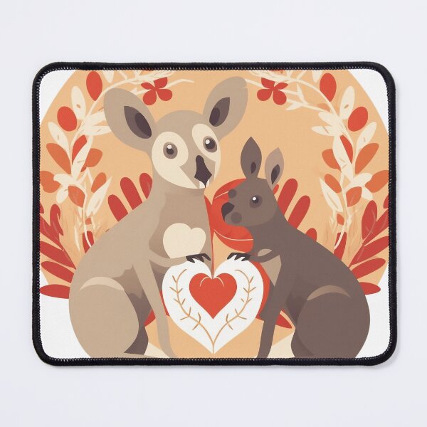 Item preview, I Love Australia - Adorable Kangaroo and Koala Design designed and sold by Chibi Chic.