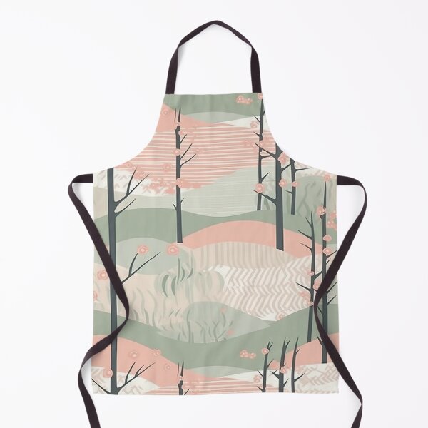 Item preview, Serene Bamboo And Cherry Blossoms Minimalistic Japanese Pattern designed and sold by Wonder Of Light.