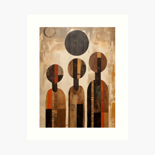 Item preview, Boho Family Meets Africa: Creating a Vibrant and Eclectic Art Collection designed and sold by Justteesme.