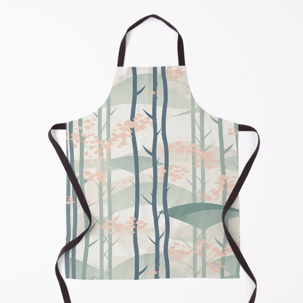 Item preview, Serene Bamboo And Cherry Blossoms Minimalistic Japanese Pattern designed and sold by Wonder Of Light.