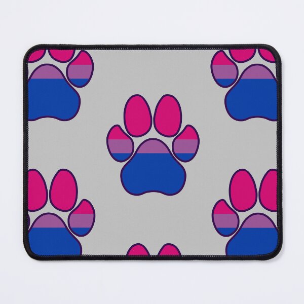 Item preview, Furry pride bisexual paw print designed and sold by Moss McPeak.