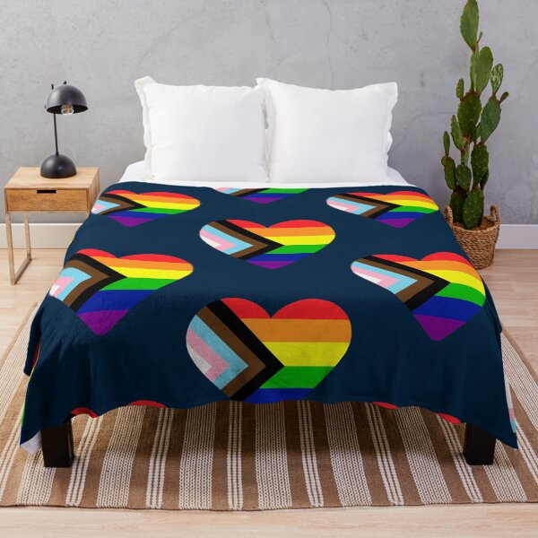 Item preview, Progress Pride Flag Heart designed and sold by caleolak3.