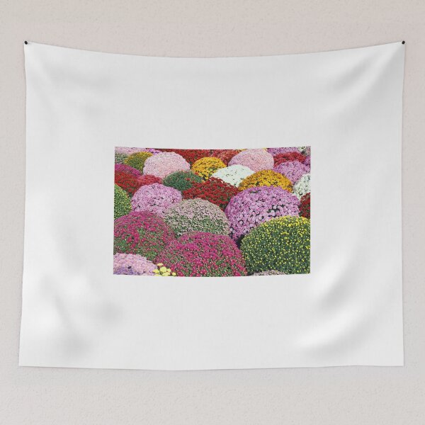 Item preview, Garden with chrysanthemum multicolored flower designed and sold by goceris.