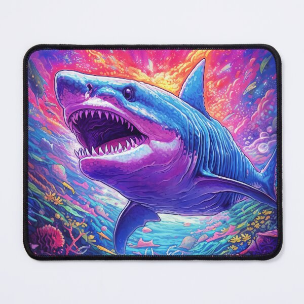 Item preview, Colorful Shark designed and sold by berubettoart.