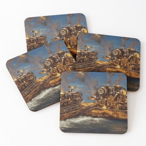 Item preview, Steampunk boat abstract  designed and sold by LordEngy.
