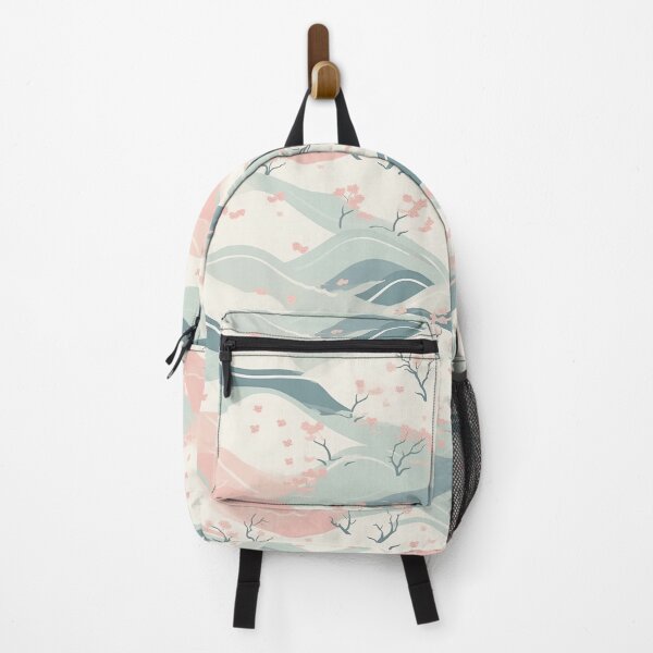 Artikelvorschau, Serene Waves And Cherry Blossoms Minimalistic Japanese Pattern entworfen und verkauft von Wonder Of Light.