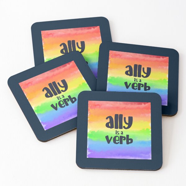 Artikelvorschau, Ally Is A Verb entworfen und verkauft von caleolak3.