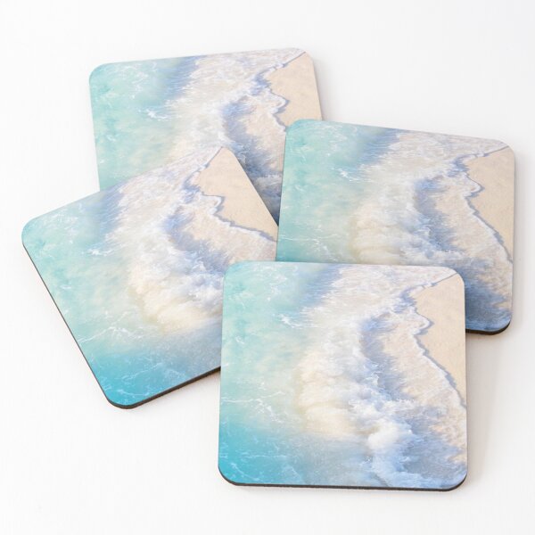 Item preview, Crystal clear sea waves on the light sandy beach designed and sold by AnnabellaRh.