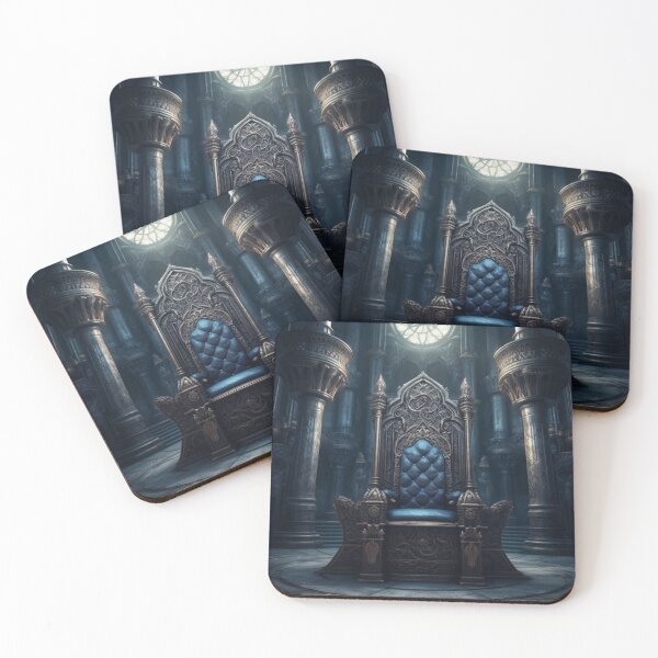 Artikelvorschau, Fantasy Art: The Blue Throne entworfen und verkauft von Luna-Art-Design.