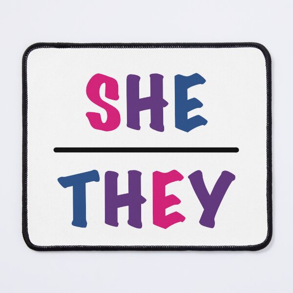 Item preview, She/They Pronouns - Bisexual designed and sold by mistyreneelove.