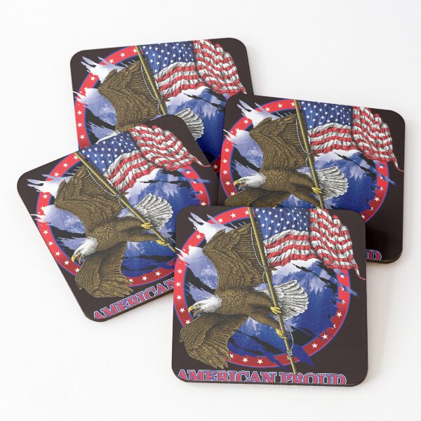 Item preview, American Proud Eagle Flag 1 designed and sold by raymo442.